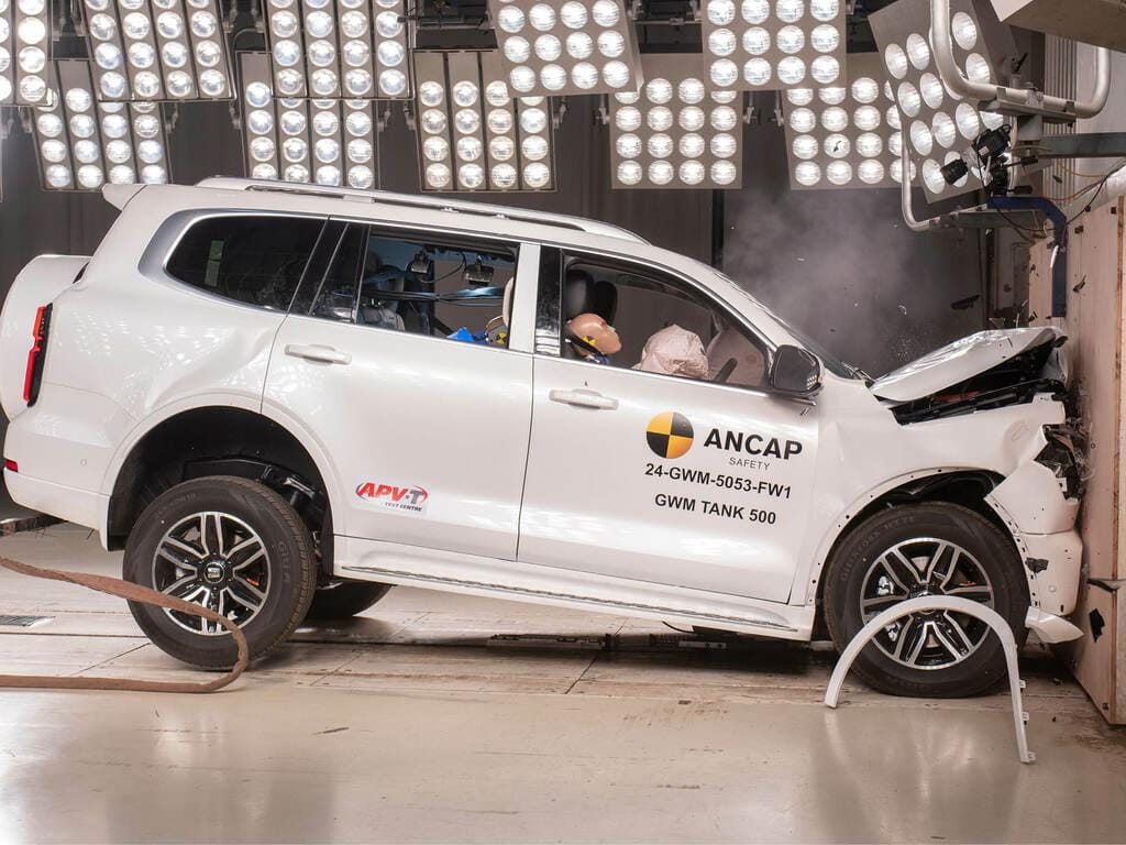 GWM Tank 500 Crash Test Rating: Impressive 5-Star ANCAP Safety Performance