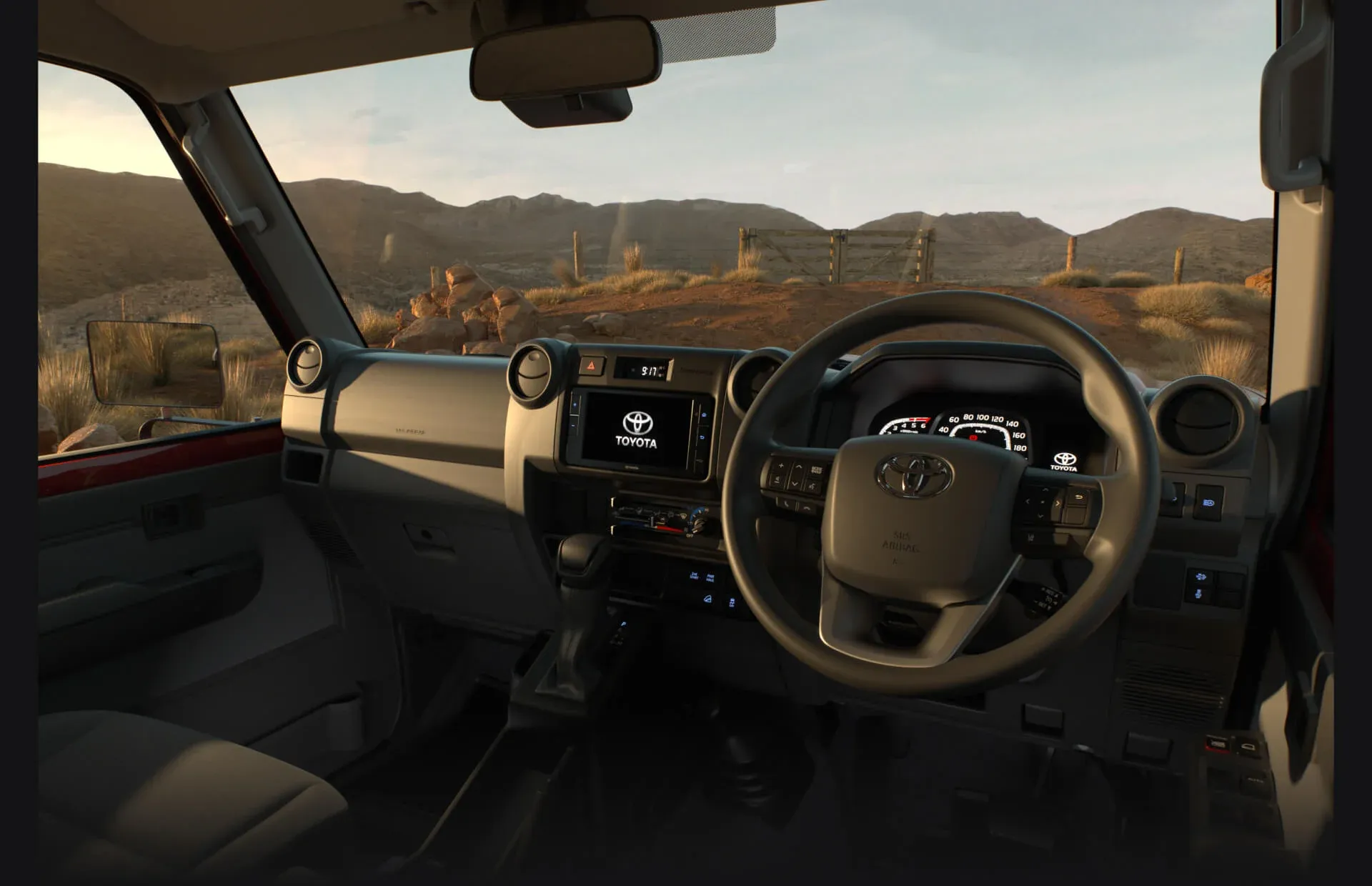  2024 Toyota LandCruiser 70 Series V8 Interior