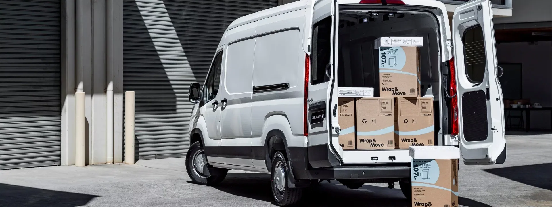 2024 LDV Deliver 9 van in motion, showcasing its robust design and advanced technology features, perfect for small businesses and delivery services.