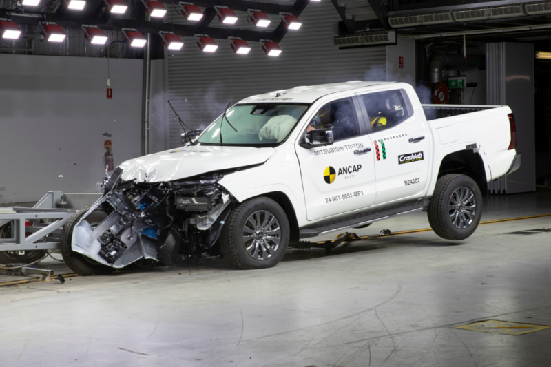 2024 Mitsubishi Triton GLS Crash Test Ratings: Five-Star Safety Achieved