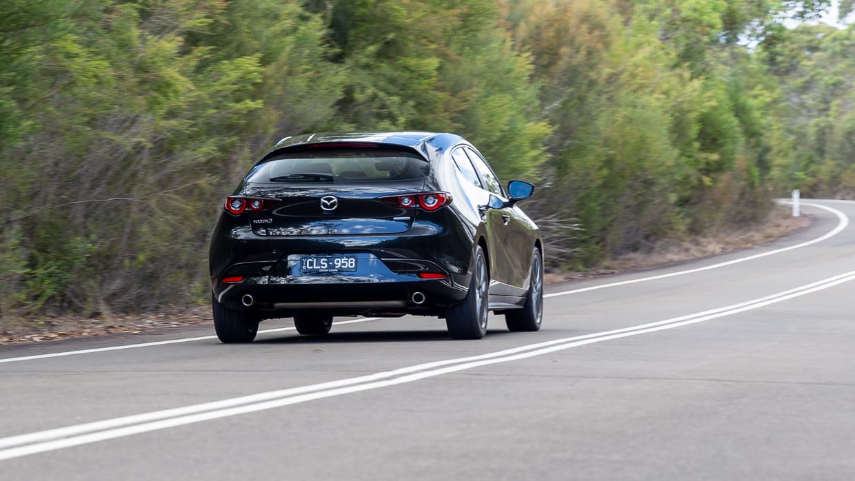 2024 Mazda 3 Review Roundup – Back View 