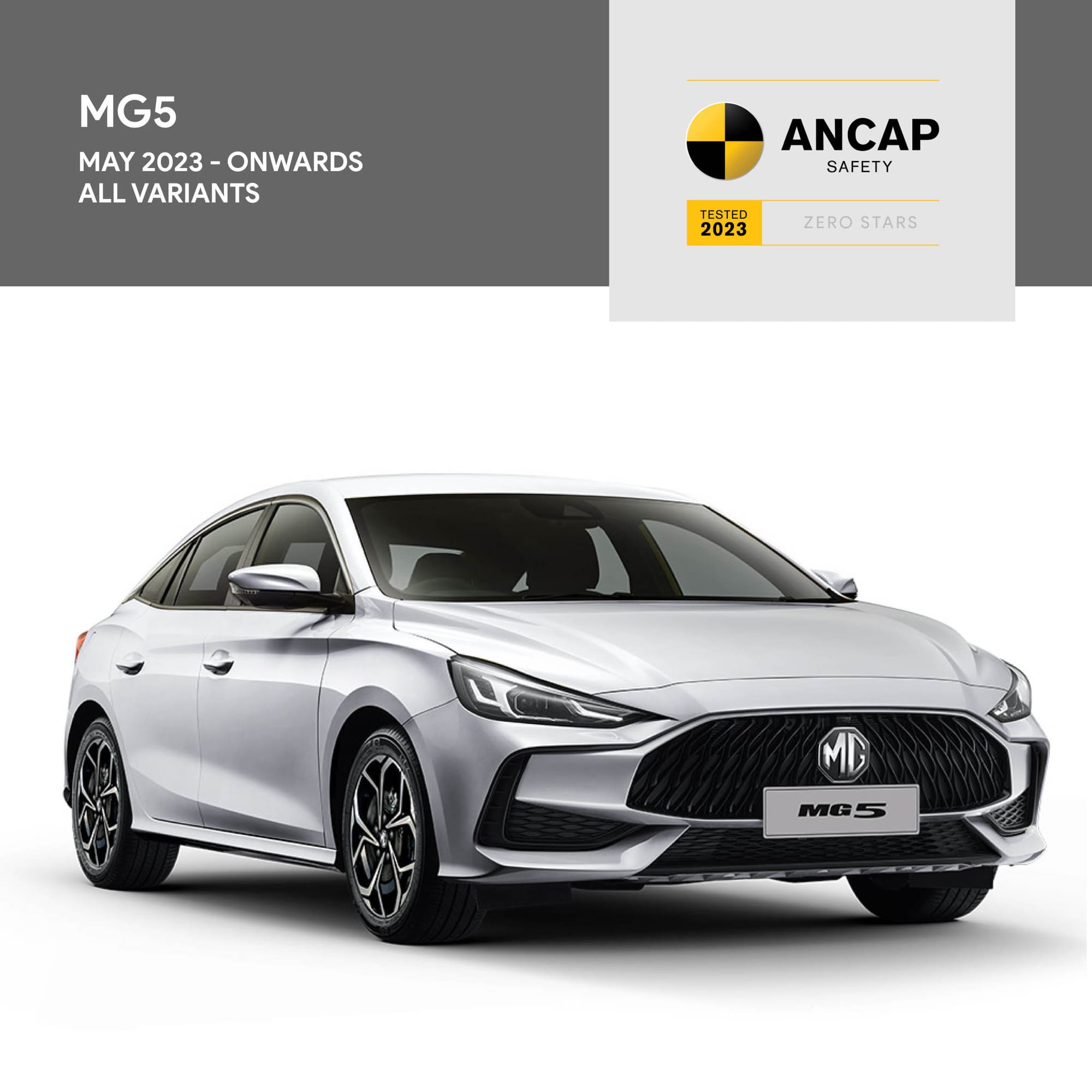 MG 5 Receives Zero-Star ANCAP Safety Rating