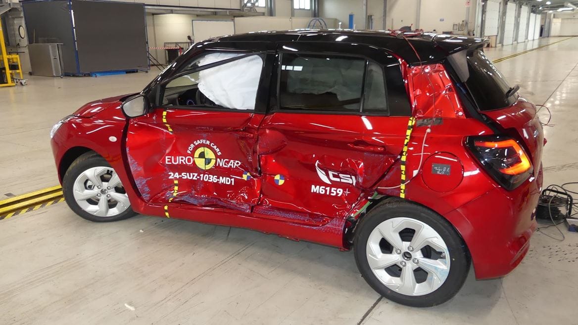 2024 Suzuki Swift Receives 3-Star Euro NCAP Safety Rating