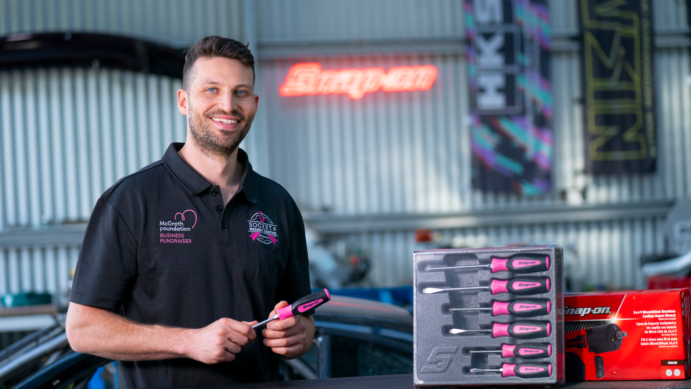 Snap-on Tools Teams Up with McGrath Foundation for Breast Cancer Awareness