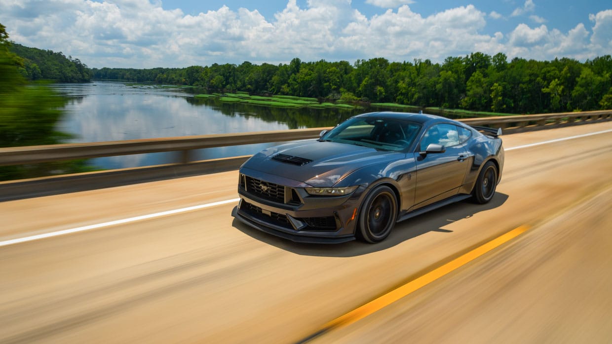 2024 Ford Mustang Dark Horse Review Roundup –In motion