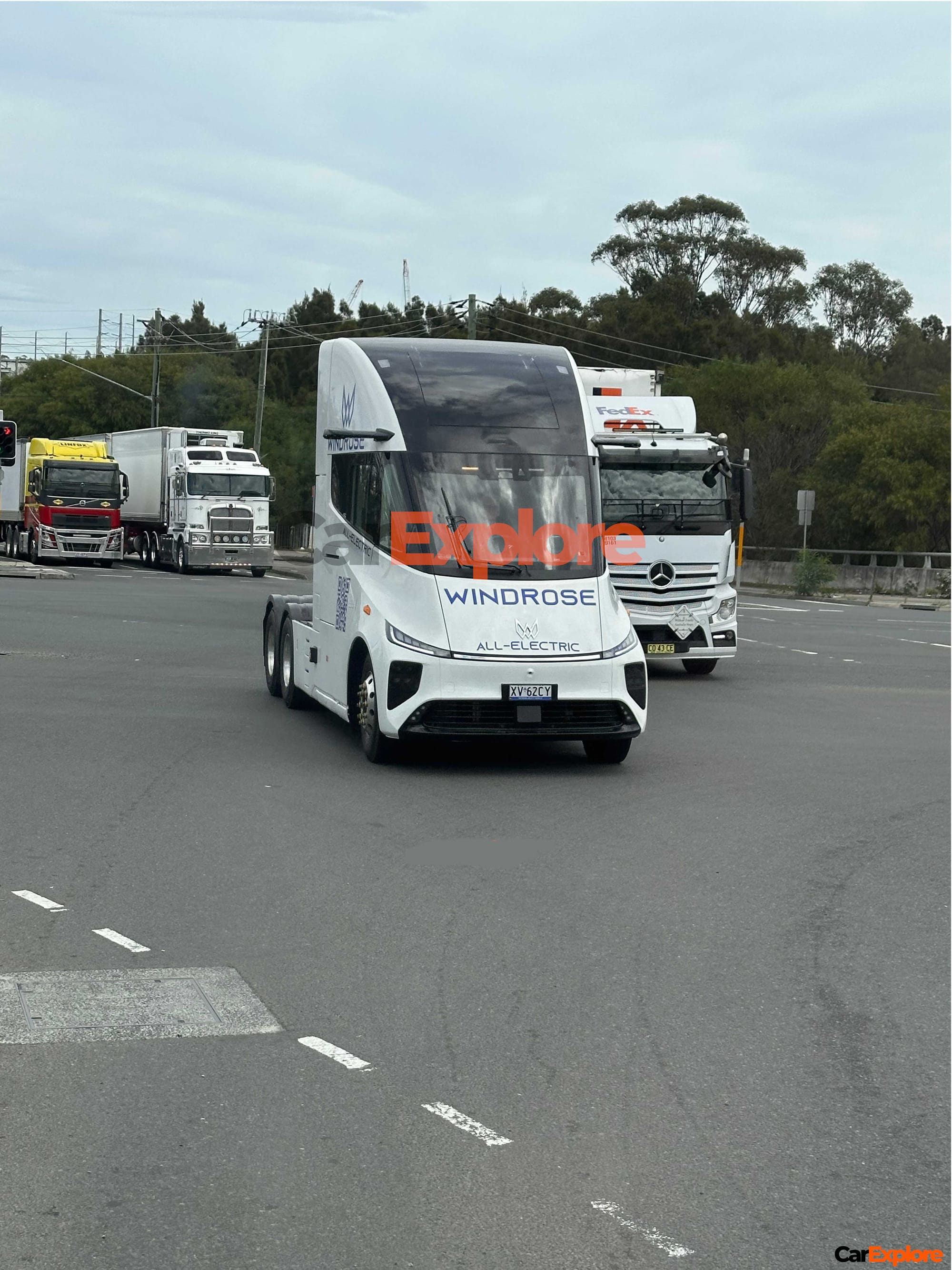 Exclusive: I Spotted the Windrose E1400 Electric Heavy Haulage Truck in Sydney!