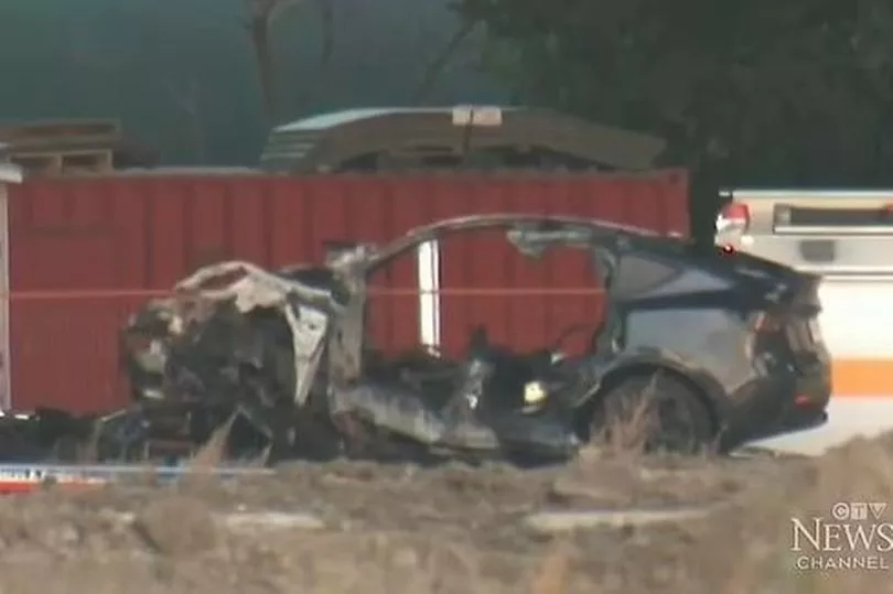 Trapped In Burning Tesla: Four Dead