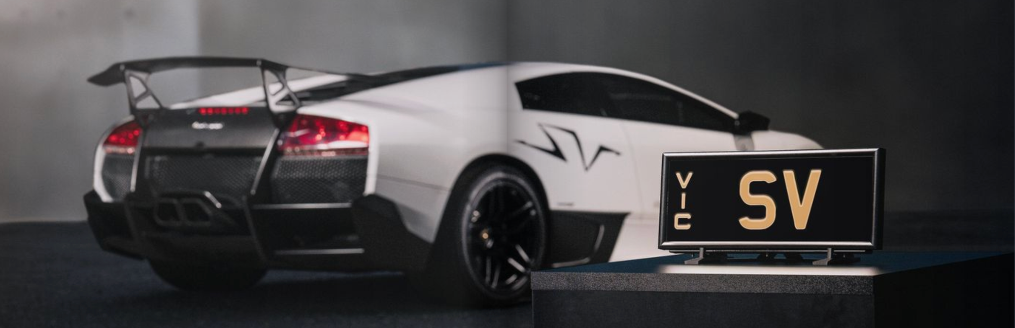 VICTORIA SV Number Plate Lamborghini SV 2024