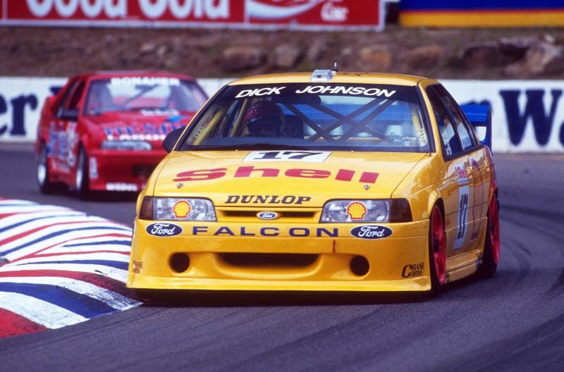 Iconic Dick Johnson Racing Ford Falcon from First V8 Supercars Race Up for Sale