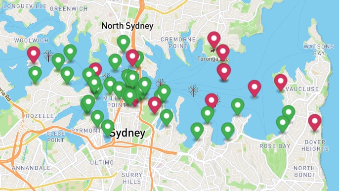 Sydney New Years Fireworks Locations 2024