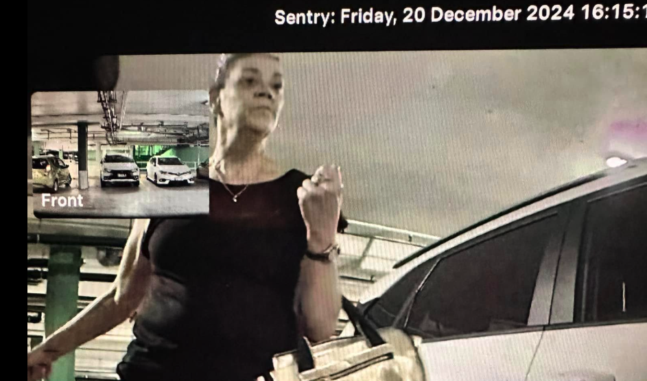 Tesla Vandal Caught on Camera at QLD Shopping Centre