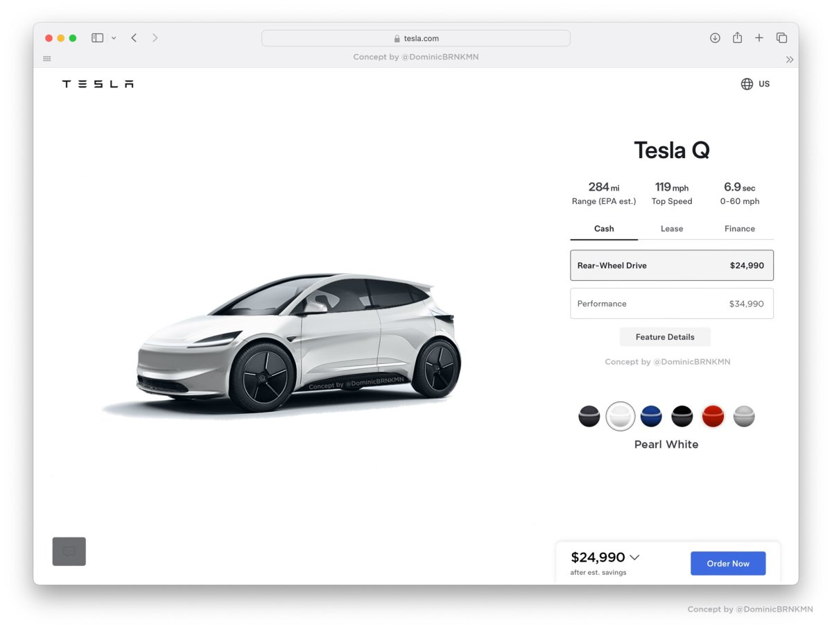 Tesla Model Q Price and Specs Leaked: What We Know So Far