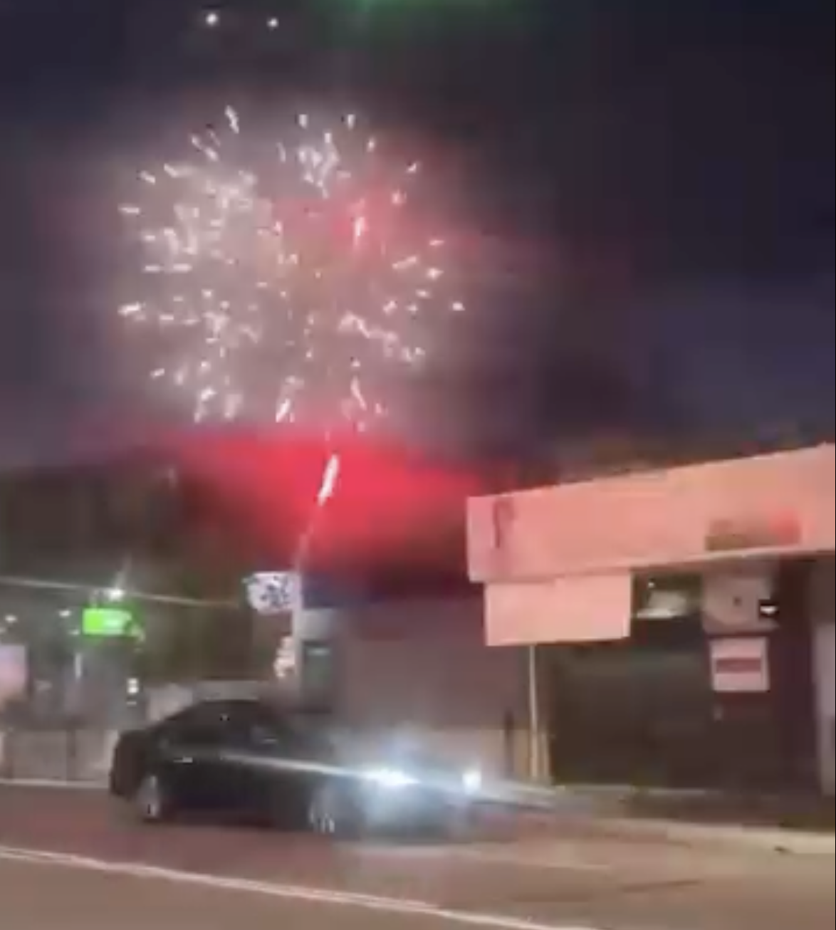 Shocking Footage: Police Bust Car Shooting Fireworks from Car in Greenacre