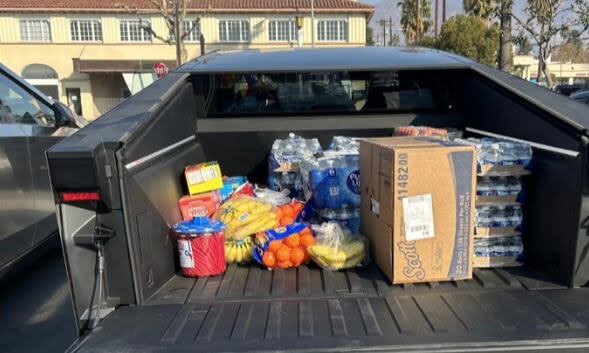 Tesla Cybertrucks Deployed for Wildfire Relief in California