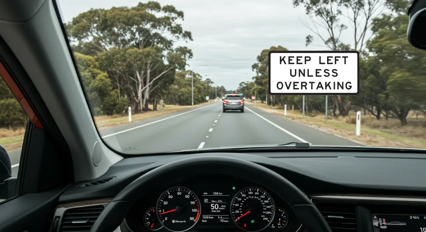 Aussie Right Lane Hog: Illegal? You Might Be Surprised