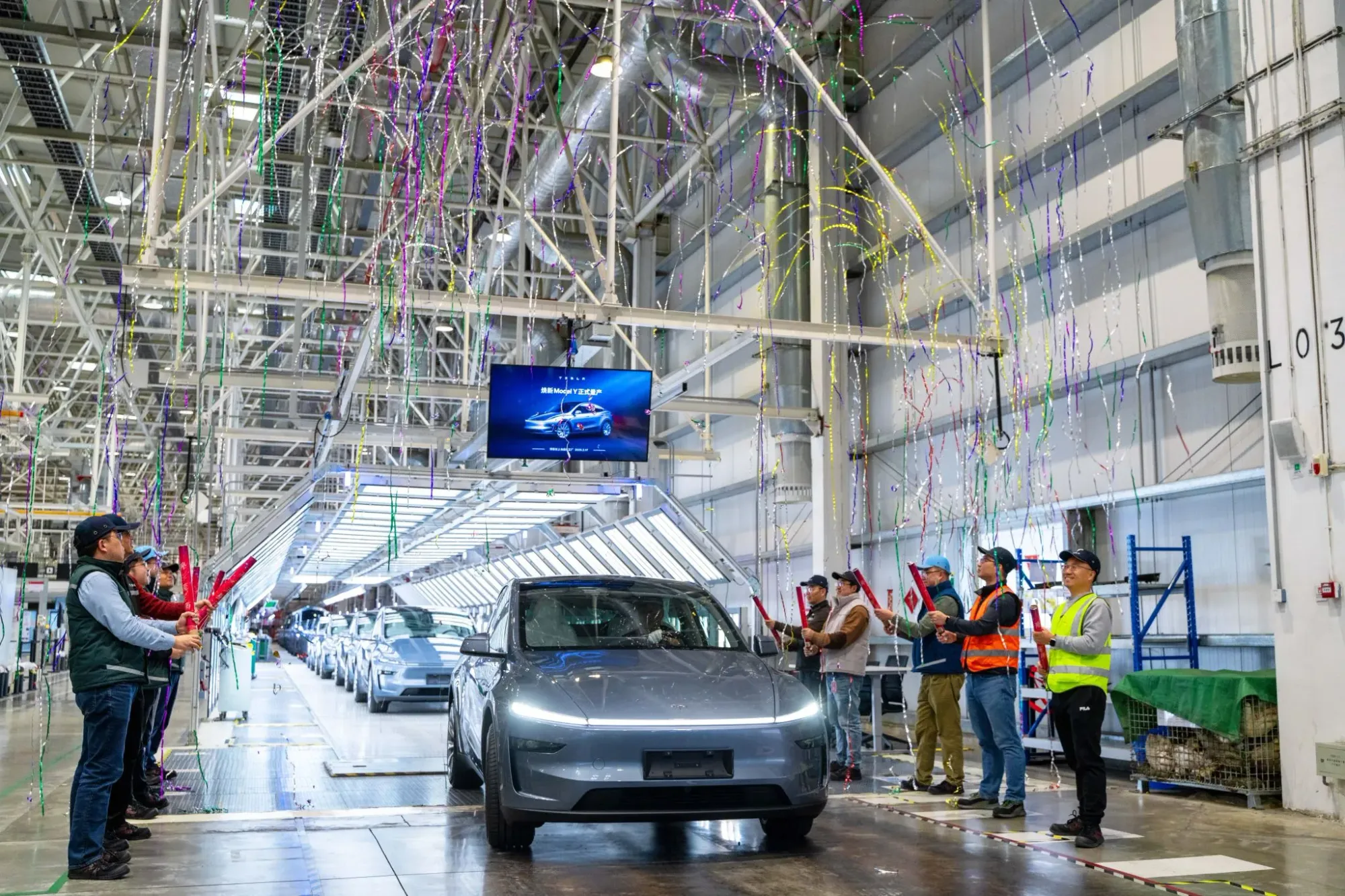 New Tesla Model Y Production Officially BEGINS